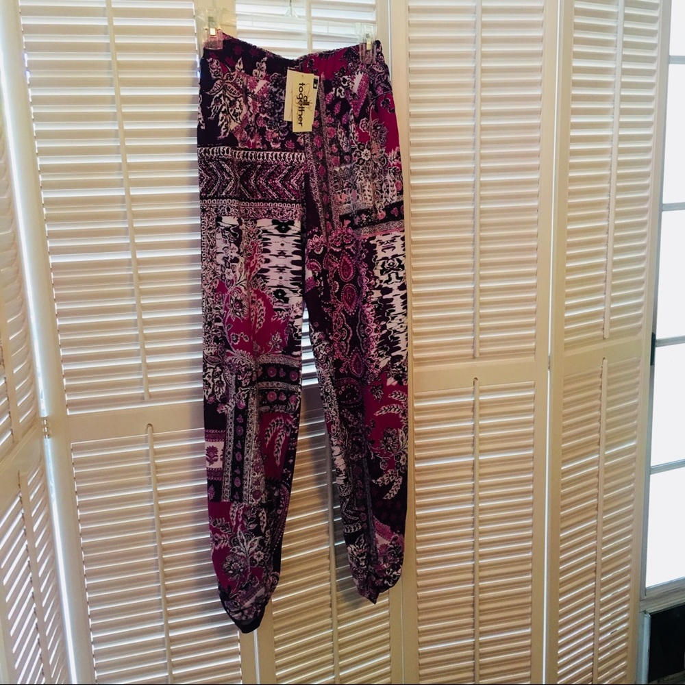 Anthony Originals Party pants in purple/fuchsia PS